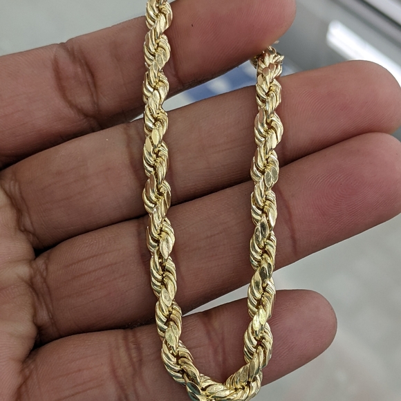 10kt Real Gold Rope Bracelet - Picture 2 of 8